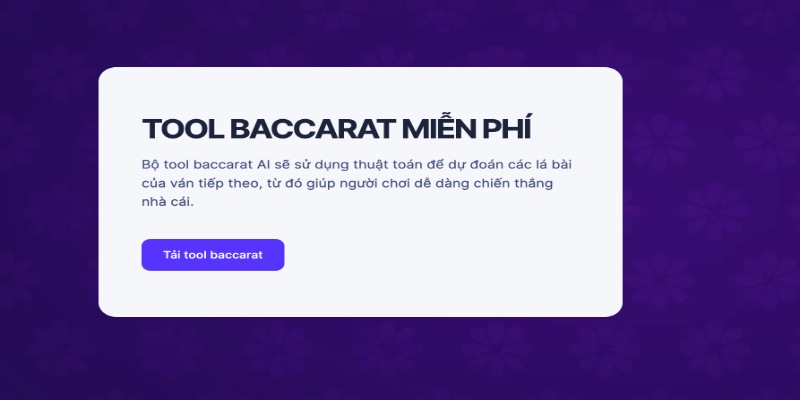 Khi dùng Tool đánh Baccarat có nhiều lợi ích và hạn chế nhất định